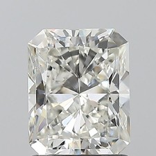 Radiant Cut 1.50 Carat Cert. GIA Natural Mined Diamond Loose J color SI2 clarity 3246.67 per carat