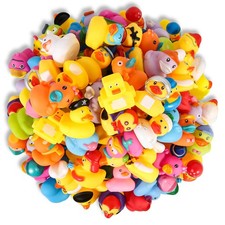 Rubber Duck Bath Toy Set for Kids - Fun Pool Floater and Party Favors