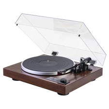 Dual Electronics: CS 529 Fully Automatic Bluetooth Turntable Walnut