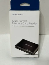 Insignia Multi Format Memory Card Reader USB 2.0 Black 480 Mbps