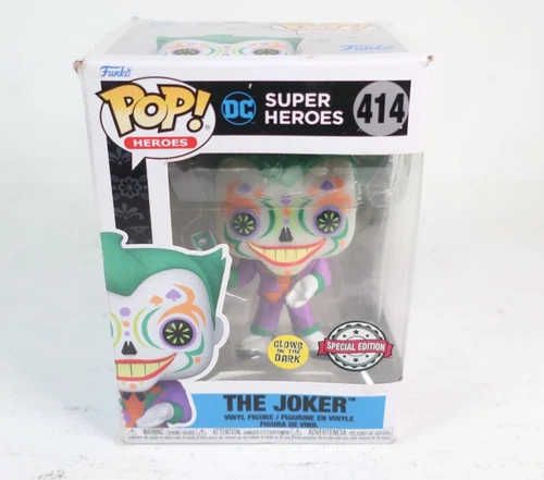 Funko Pop! DC Super Heroes The Joker GITD Special Edition #414