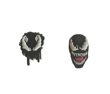 Crocs Jibbitz Spider-Man Venom 2-Piece Set Marvel Original Skull