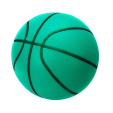 Silent Basketball, Size 5 No Noise Foam Dribbling Indoor Basketball, Green