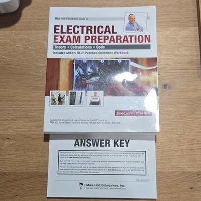 Mike Holt Illustrated Guide Electrical Exam Preparation Study Guide Book 2018