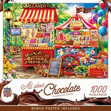 MasterPieces - All About Chocolate - Chocolate Stand 1000 Piece Jigsaw Puzzle