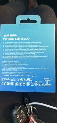Samsung T5 EVO 2TB - External Portable USB 3.2 Gen 1 SSD Drive -