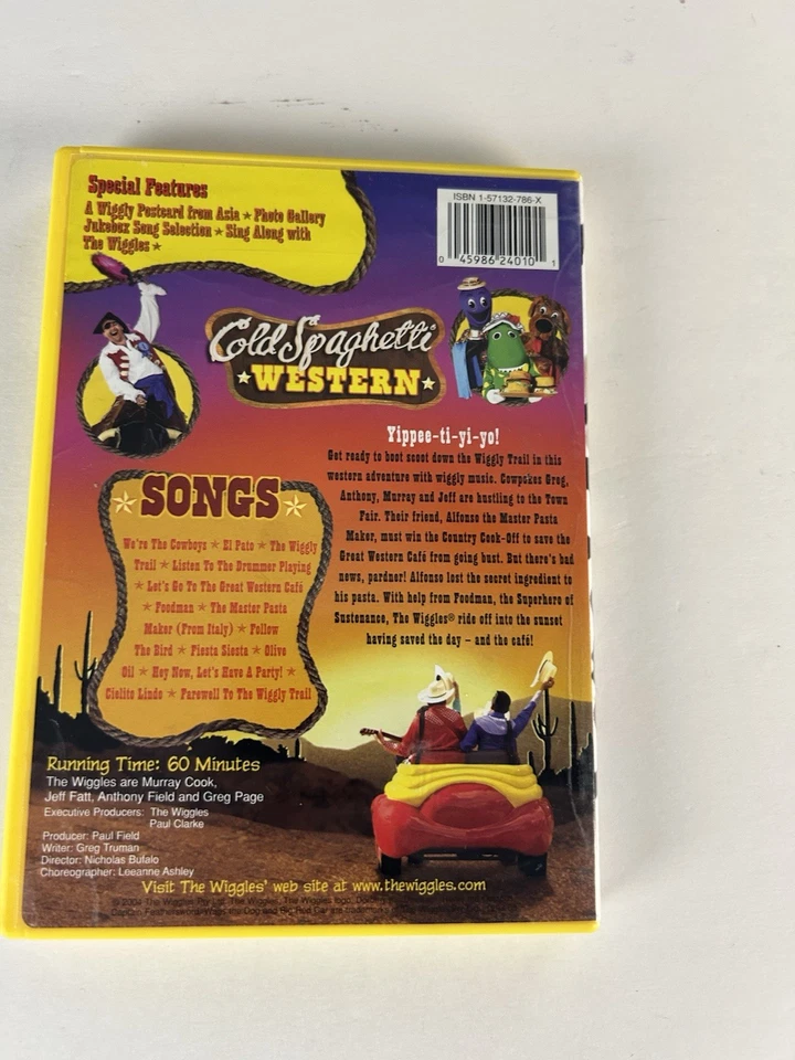 The Wiggles Cold Spaghetti Western DVD 13 Wiggly Songs - Image 2 of 4