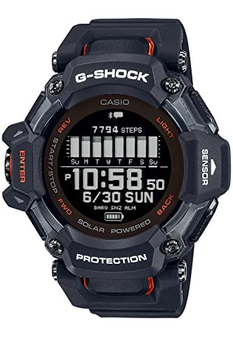 Unused CASIO G-SHOCK GBD-H2000-1AJR Black G-SQUAD Sport Men's