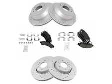 For 2004-2005 Buick Rainier Brake Pad and Rotor Kit Front and Rear 35672XMMP