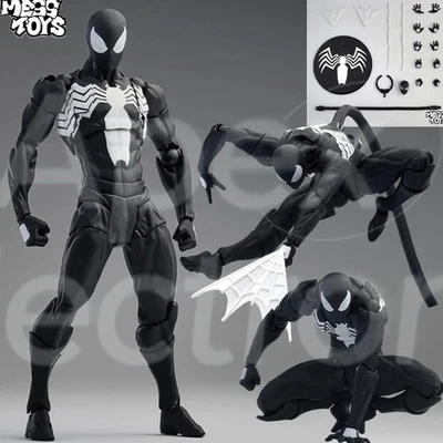 CT/Mess Toys Spiderman Action Figure Spider Man Symbiote Suit Figurine