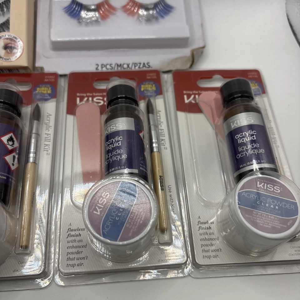 4 paquetes Kit de relleno acrílico para salón de besos nuevo, sellado Trae el salón a casa más bonificación Foto 4 de 4