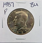 1987-P Kennedy Half Dollar BU (Brilliant Uncirculated) Philadelphia Mint