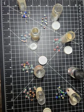 Vintage Murano Murrini Millefiori Glass Slices Rounds Glass Blowing Beads