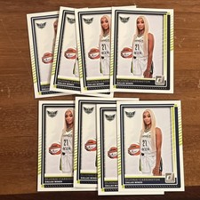  Dijonai Carrington Dallas Wings WNBA Card Lot of 8