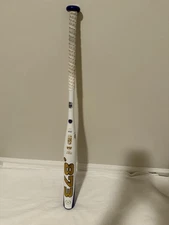 Miken 873 1 Piece 26oz 34 Inch Slow pitch Softball Bat White Blue Kyle Pearson