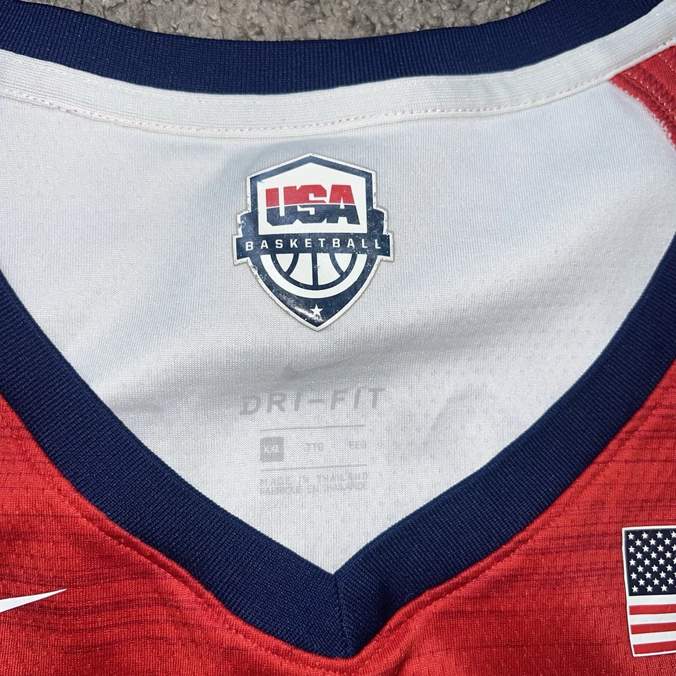 Camiseta masculina limitada Nike EUA basquete 2020 Olympics Devin Booker 2XL - Imagem 3 de 4