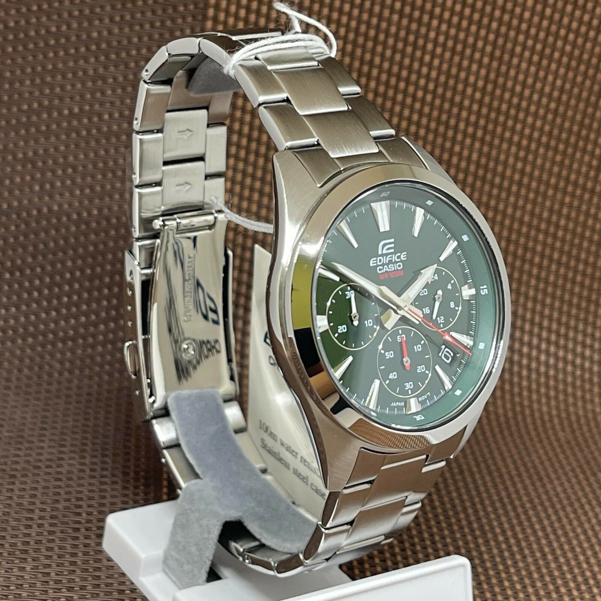 Casio Edifice EFV-630D-3A Simple Green Analog Chronograph Men's