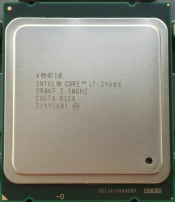 Intel Core i7-3960X Processor Extreme Edition 15MB Cache, up to 3.90 GHz 6 Cores