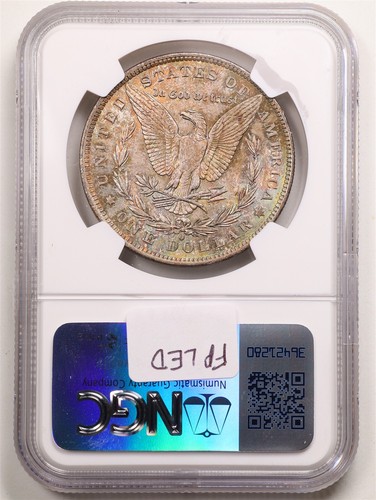 Dólar de plata Morgan 1884-O $1 MS63 NGC 8346982-045 tonificado - Imagen 2 de 4