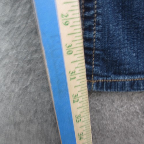 Jeans blu Parigi donna 6 blu lavaggio medio vita bassa svasati jeans - Foto 5 di 12
