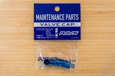 Genuine RAYS Aluminum Air Valve Cap - Blue (P...