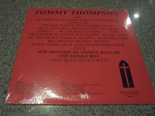 Tommy Thompson "In Tribute to Our Lord and Saviour" SEALED NM GOSPEL DEBUT LP  - Bild 1 von 2