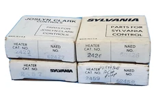 LOT OF 4 NIB JOSLYN CLARK / SYLVANIA HEATER ELEMENTS 2426, 2422, 2459, 2457