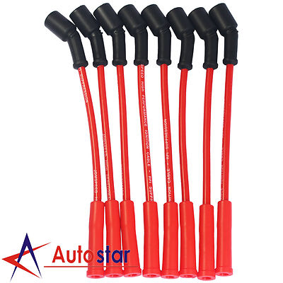 High Performance Spark Plug Wires Street Fire For Chevrolet Truck 4.8 5.3 6.0