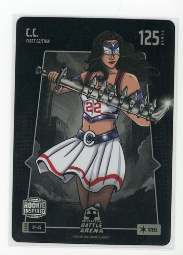 2024 Bo Jackson Battle Arena C.C. Caitlin Clark Steel Battlefoil RC BF-45 ROOKIE