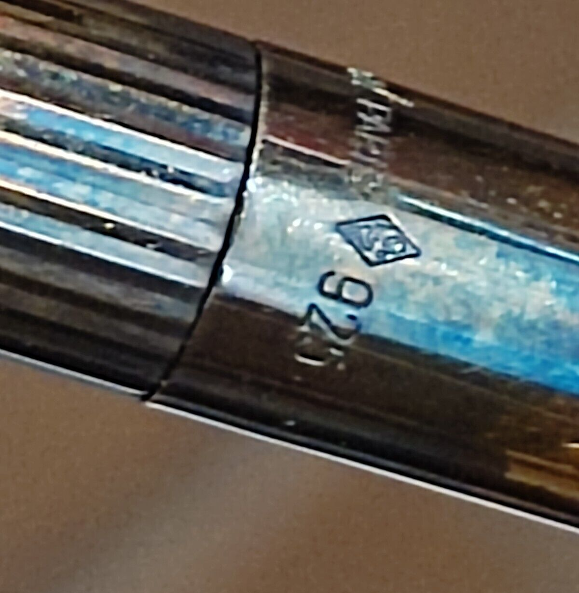 Stylo Bille S.T Dupont En Argent Massif 925 Plaqué Or - Occasion (Voir Photos) - Recharge
