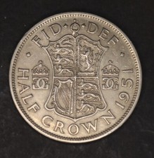 British Half Crown King George VI - 1951 Year  3rd Type