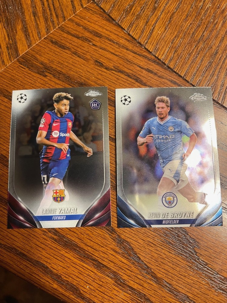 2023-24 Topps Chrome UEFA Club Competitions Base #1-200 Complete Your Set Pick