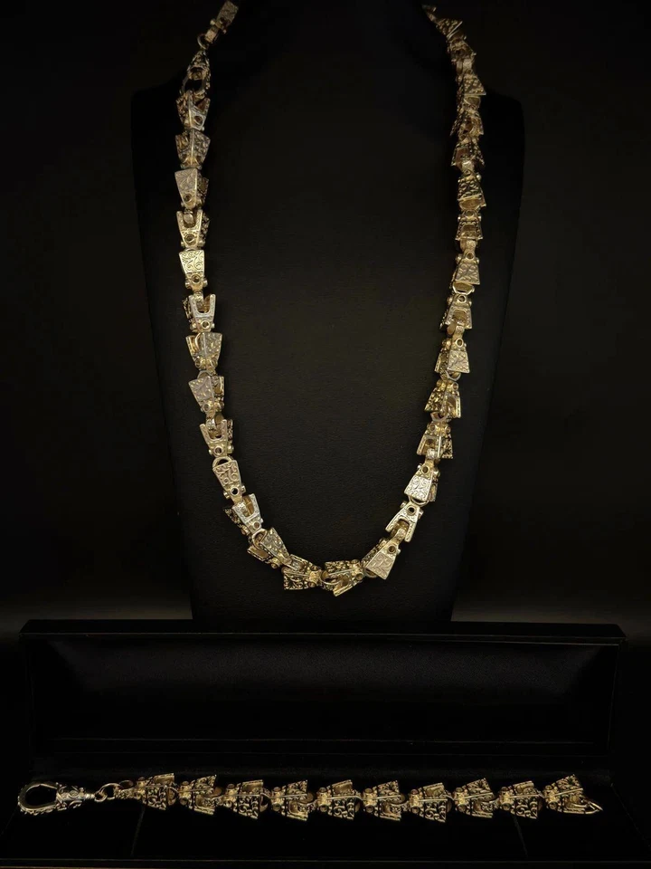 Cadenas ® de titanio chapadas en oro de 14K Foto 3 de 4