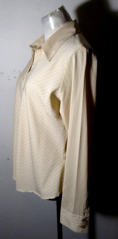 Blusa NINETY Bronceada Manga Larga Talla L Nueva con Etiquetas Foto 4 de 4