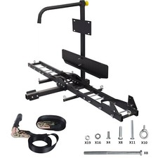 600 Lbs Heavy Duty Motorcycle Carrier Dirt Bike Rack Hitch Mount Hauler W Ramp 600 Lbs Heavy Duty Motorcycle Carrier Dirt Bike Rack Hitch Mount Hauler W Ramp