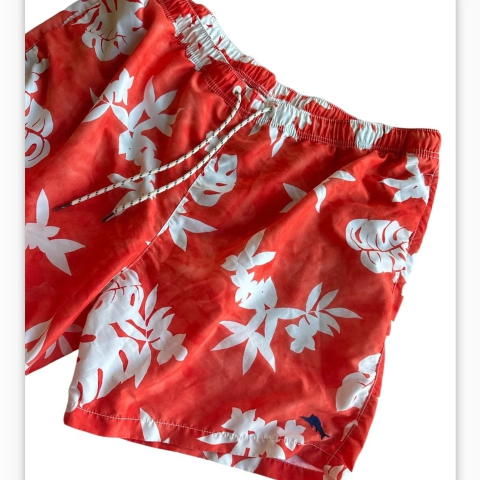 Tommy Bahama купальный костюм сундуки Неаполь солнце тени оранжевый белый размер XXL - Изображение 2 из 4