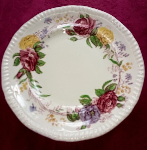 SPODE 8 VTG ENGLISH BREAD PLATES PICCADILLY PATT. 5.5" EXCELLENT CONDITION - Picture 1 of 5