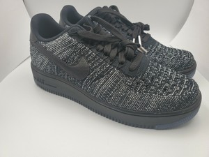 af1 flyknit low black