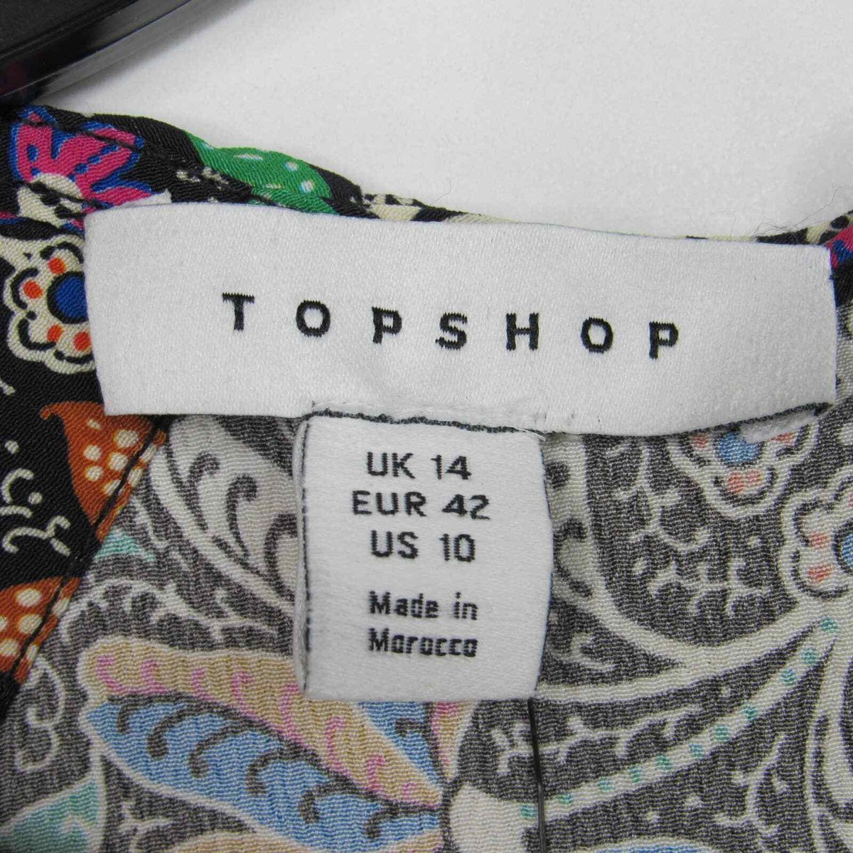 topshop long sleeve maxi dress in black floral print