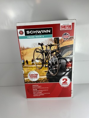 schwinn car bike rack 2 bike trunk rack