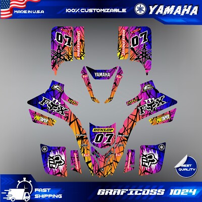 Fits YAMAHA BLASTER YFS 200 GRAPHICS full ATV graphic kit decals 