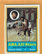 Warren Jabali Denver Rockets 1973-74 Topps #220 Wichita State Shockers