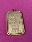 SIMMONS SINCE 1873 SILVER ISSUE BAR Pendant 4 GRAMS .999 FINE SILVER