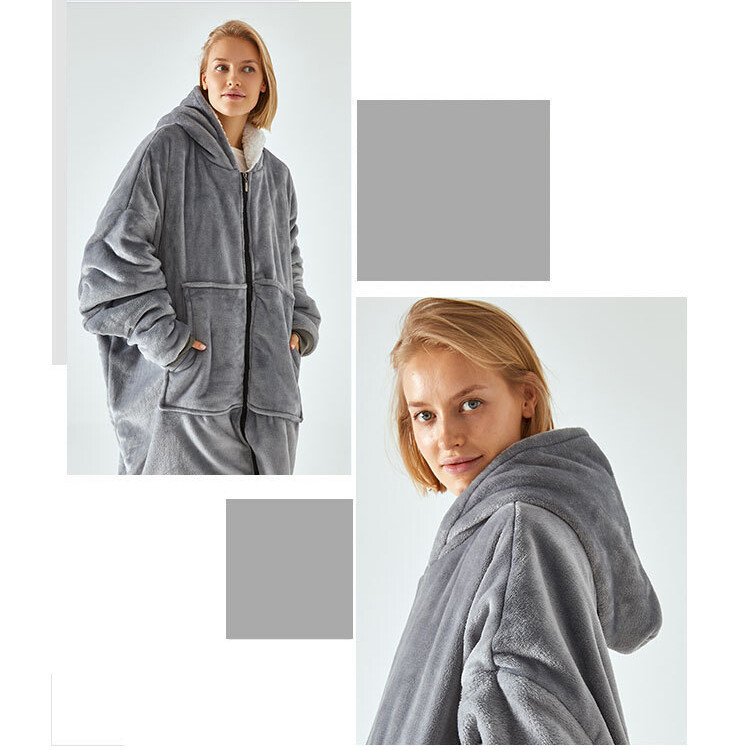 DESIGN Oversized Faux Fur Hoodie In Leopard All Over Print - Foto 5