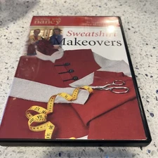 Sewing with Nancy "Sweatshirt Makeovers" DVD 2005 Nancy Zieman Instructional NEW