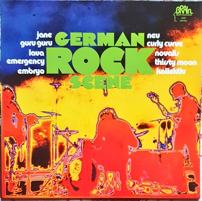 German Rock Scene - Compilation (1973) BRAIN Vinyl LP Excellent