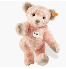Steiff Linda Teddy Bear 30cm Pink Mohair Fully Joint Growler Germany New 000331
