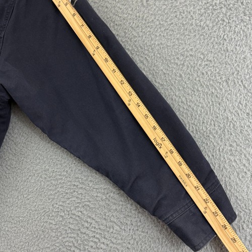 Bulwark Jacket Mens XL Blue Flame Resistant Insulated Lined Mockneck Workwear - Picture 12 of 12