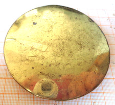 1 alte Pendellinse Pendelscheibe für Regulator Wanduhr D = 8 cm 62,4 Gramm PS4