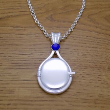 H2O Just Add Water Mako Mermaids Meerjungfrau-Halskette mit blauem...